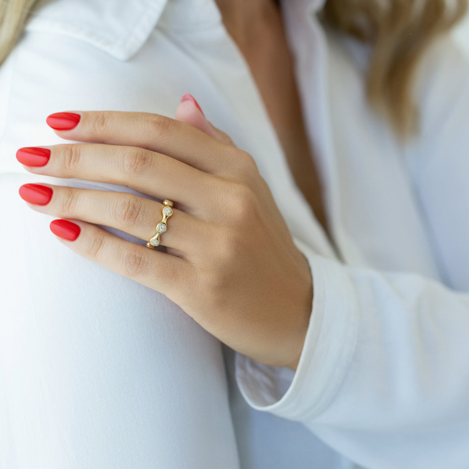 Prsteň s diamantmi Vesper Passion