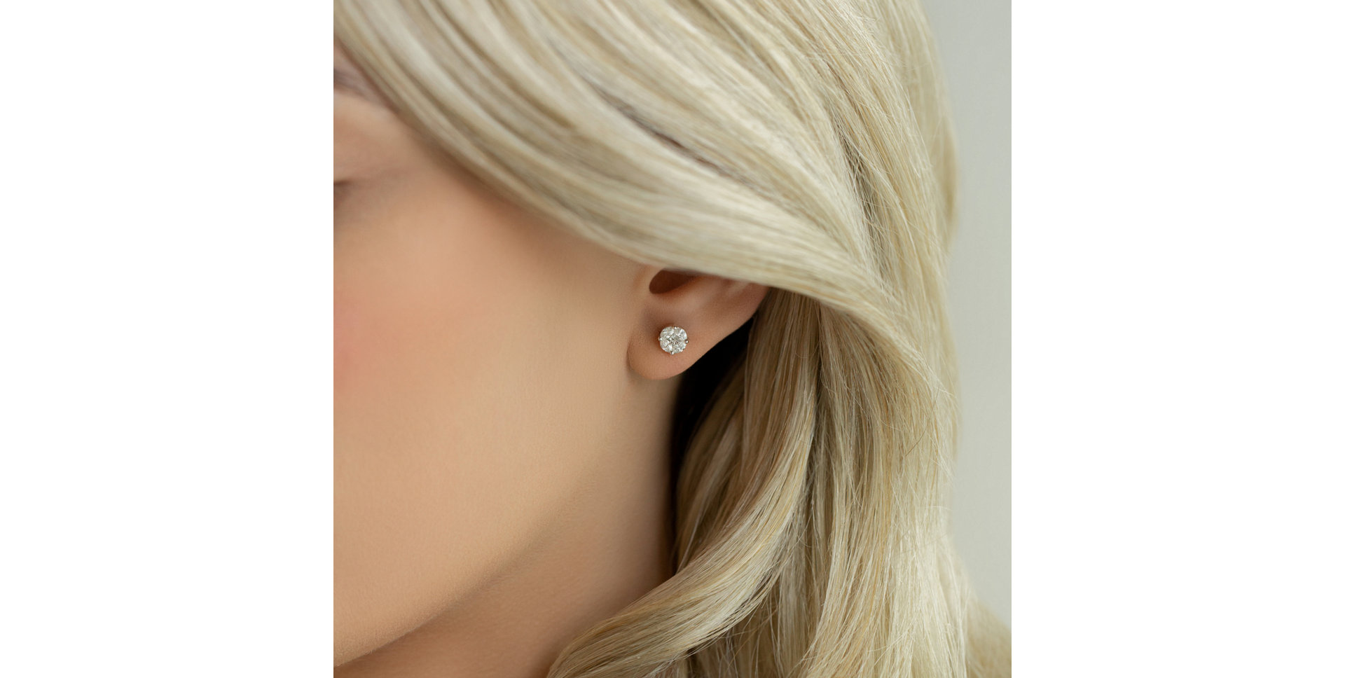 Náušnice s diamantmi Amorous Bliss