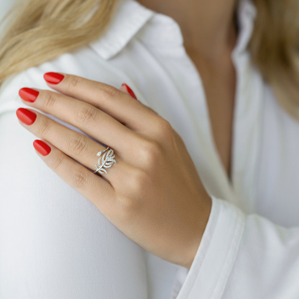 Prsteň s diamantmi Imposant Allegory