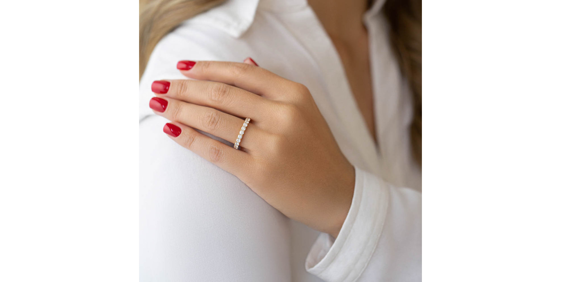 Prsteň s diamantmi Glowing Ray