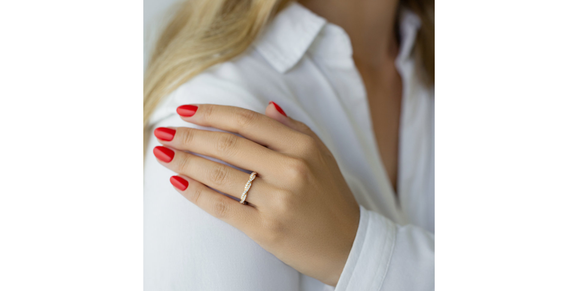 Prsteň s diamantmi Keleseth