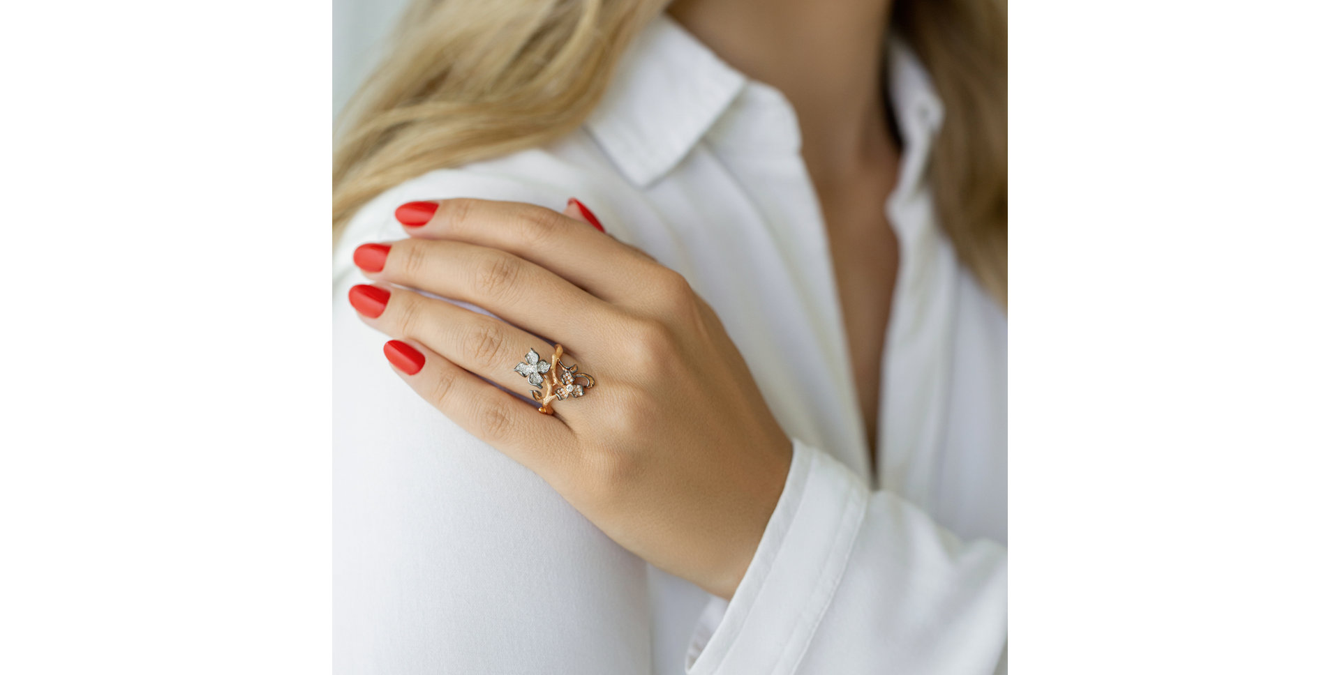 Prsteň s diamantmi Magic Oasis