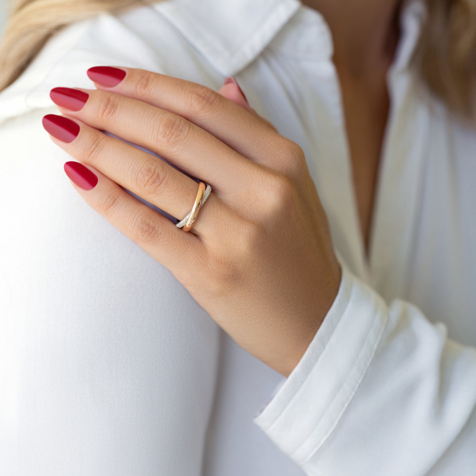 Prsteň s diamantmi Essential Sensation