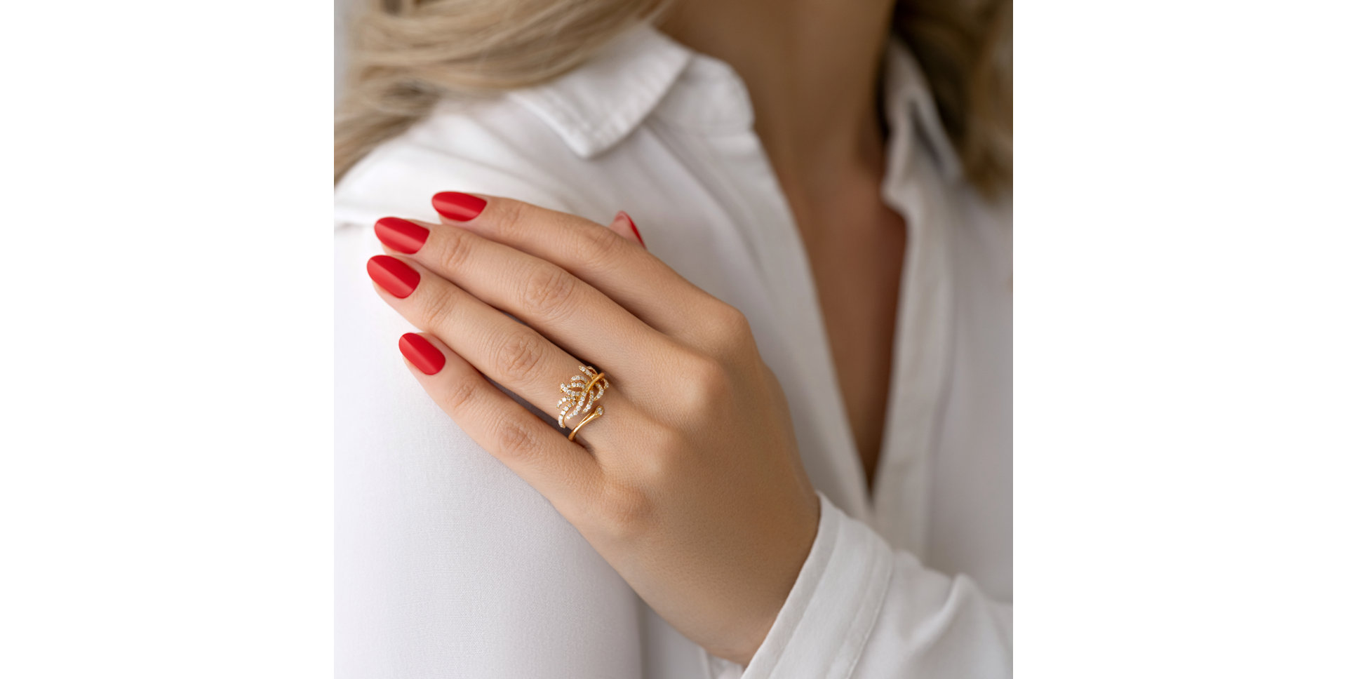 Prsteň s diamantmi High Society