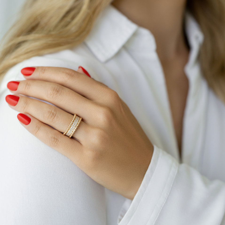 Prsteň s diamantmi Fernande