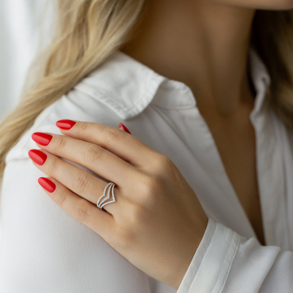 Prsteň s diamantmi Celestial Dreamer