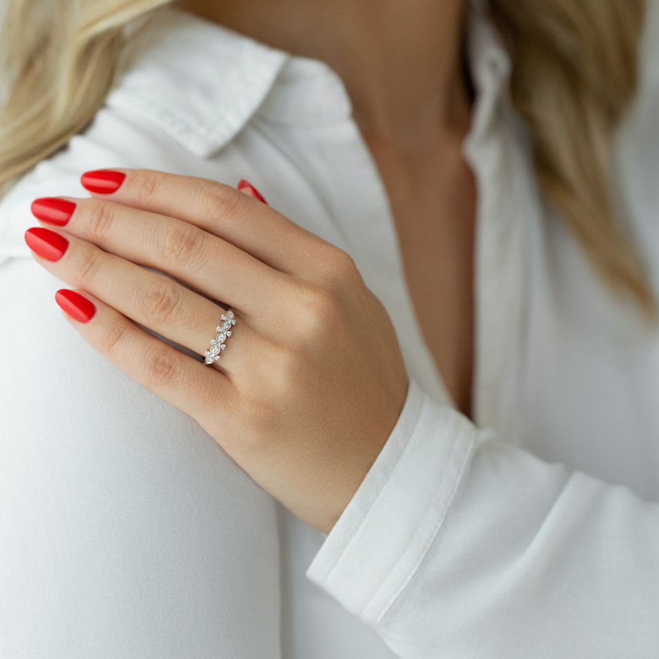 Prsteň s diamantmi Vivacity