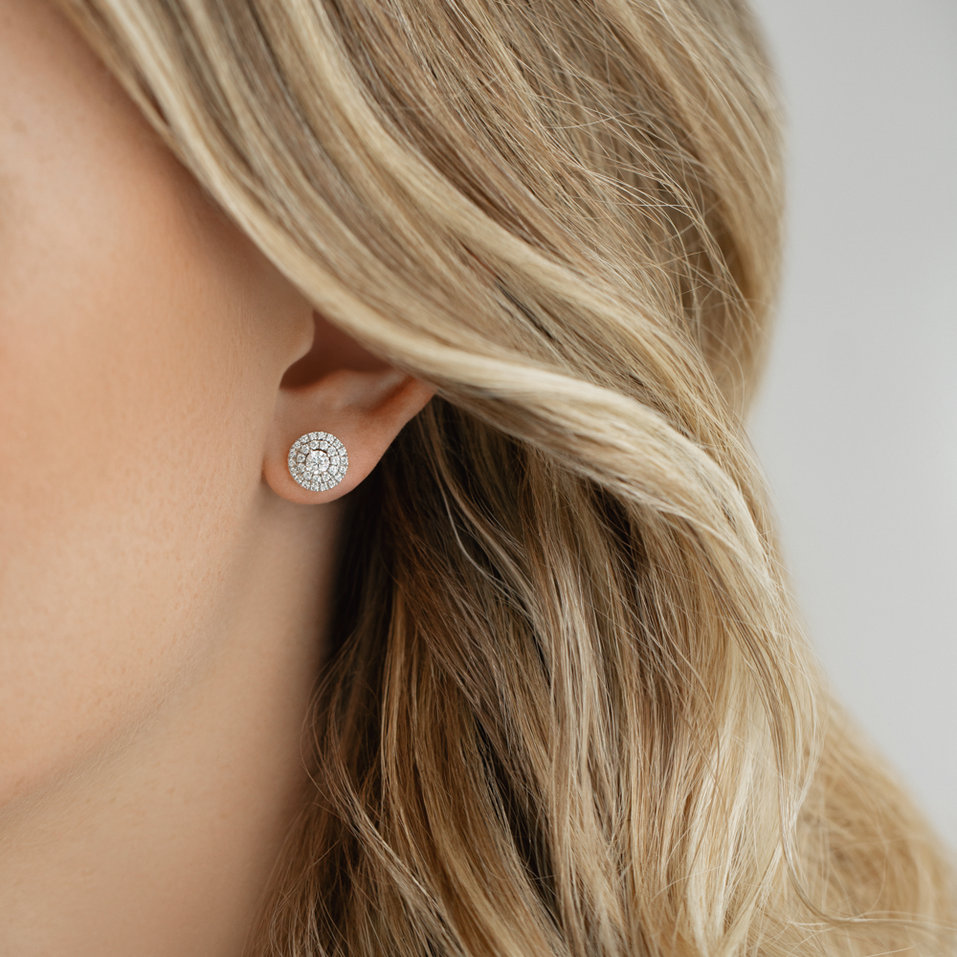 Náušnice s diamantmi Royal Circuit