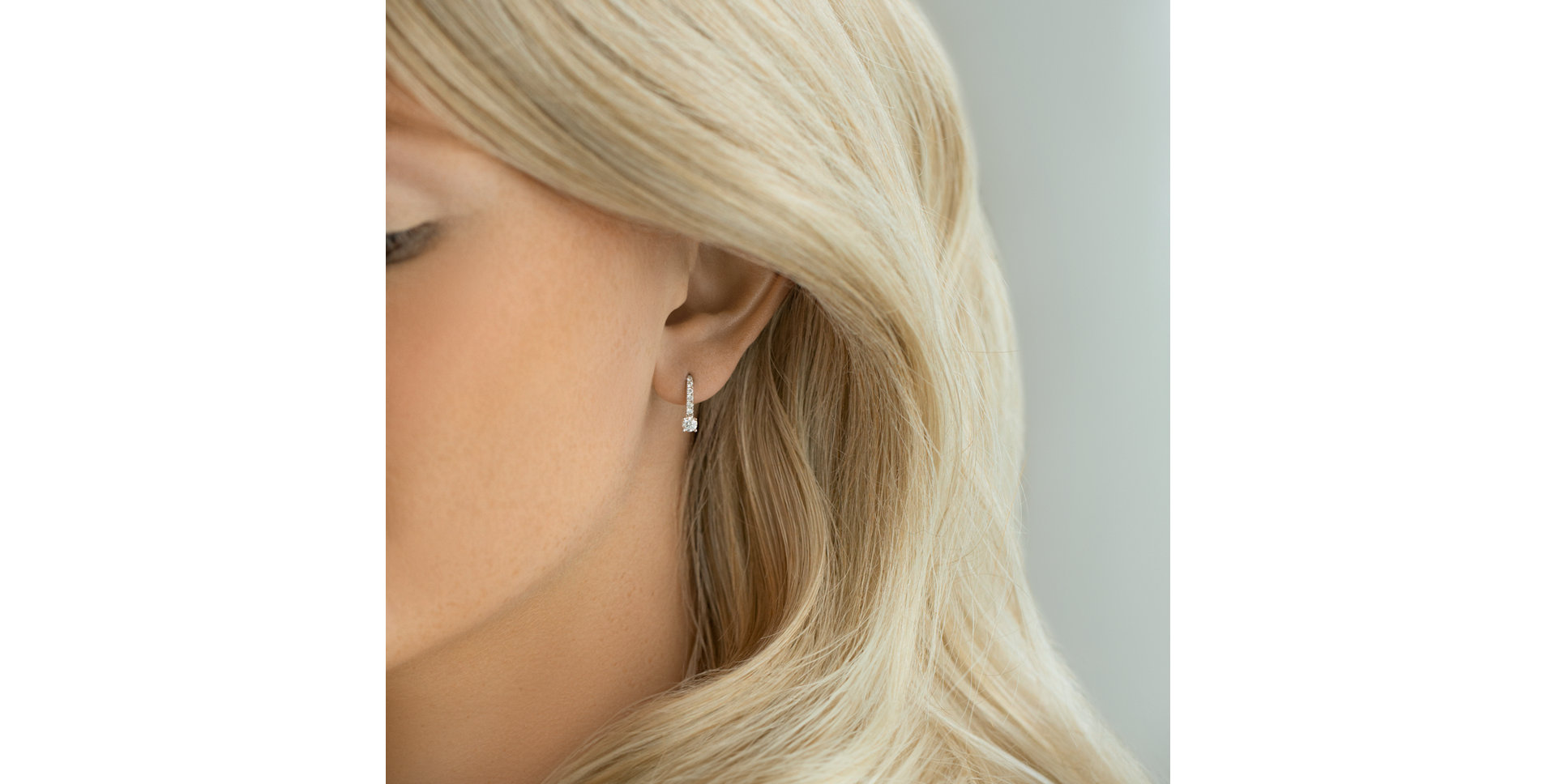 Náušnice s diamantmi Fairytale Gentility