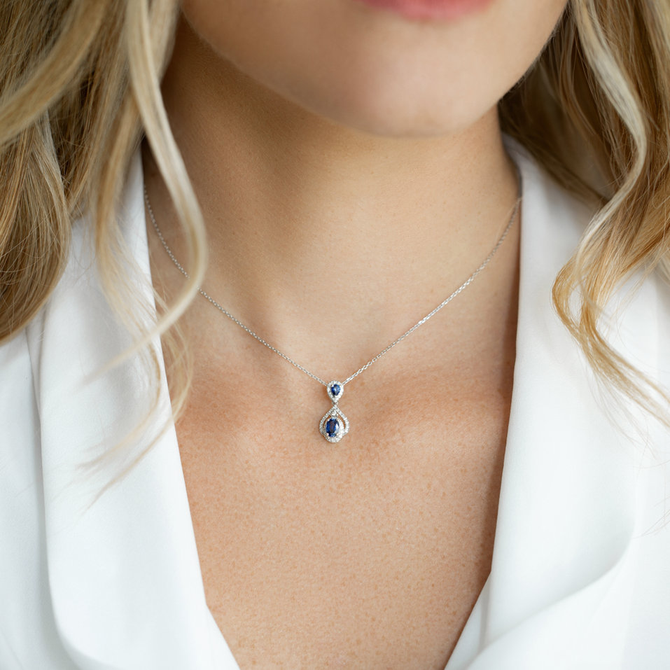 Přívěsok s rubínom a diamantmi Mysterious Planet