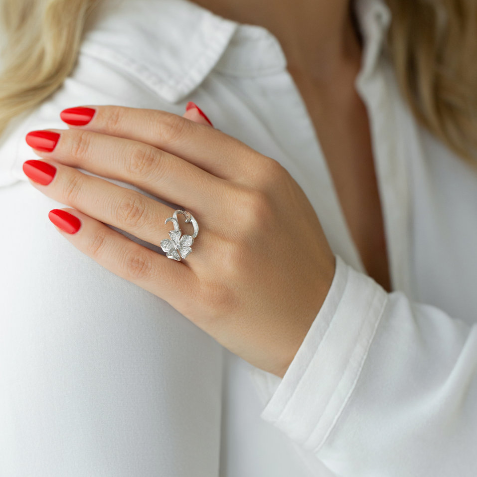 Prsteň s diamantmi Ceroline