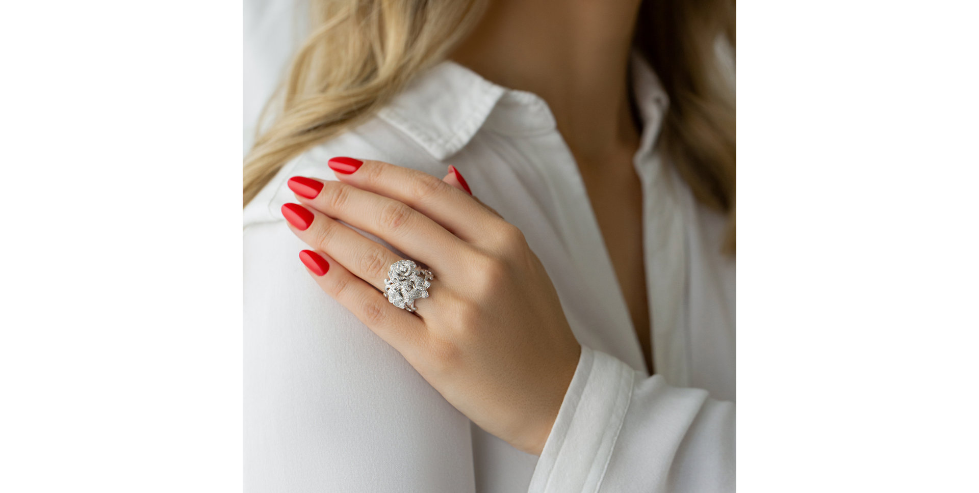 Prsteň s diamantmi Oblivion Garden