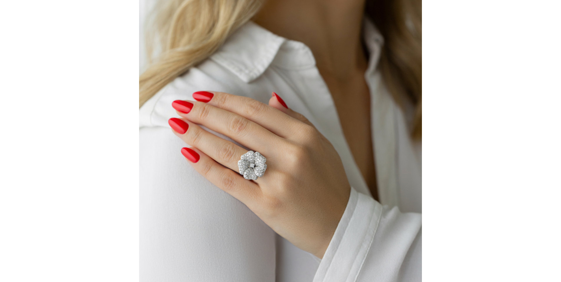 Prsteň s diamantmi Cosmos