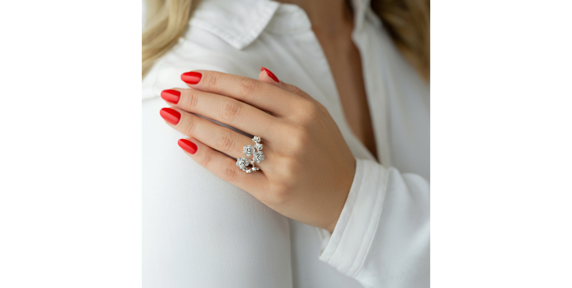 Prsteň s diamantmi Morning Sun