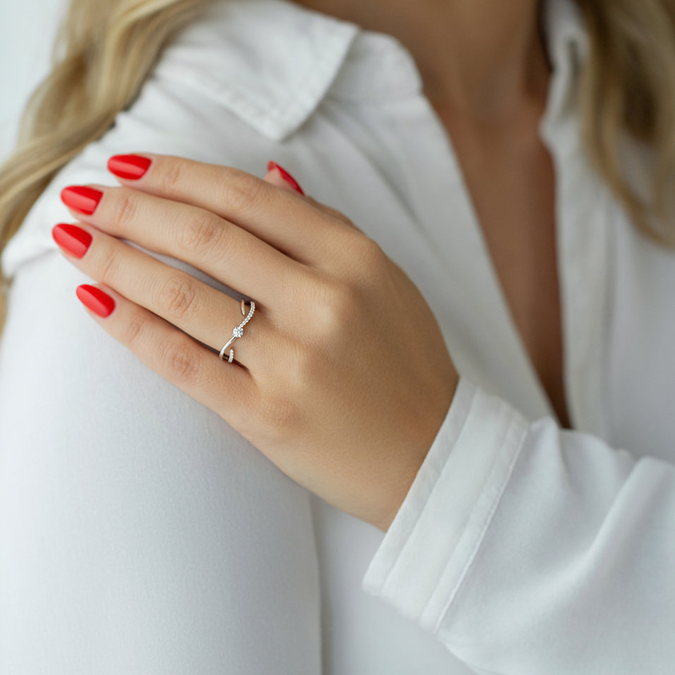 Prsteň s diamantmi Madame Star