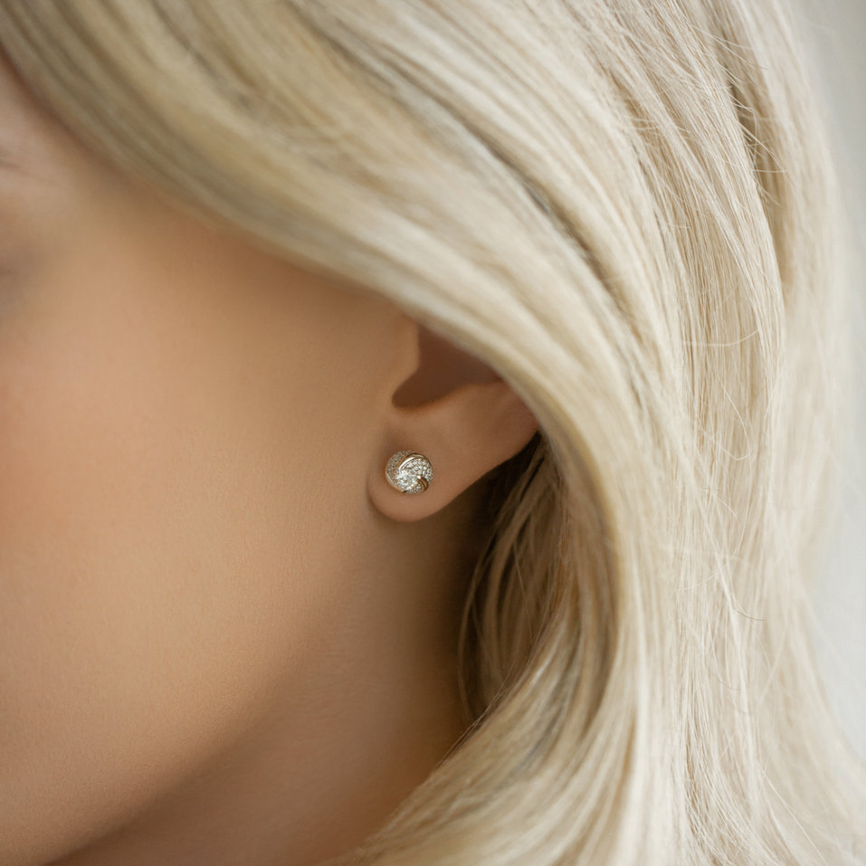 Náušnice s diamantmi Fancy Spirit