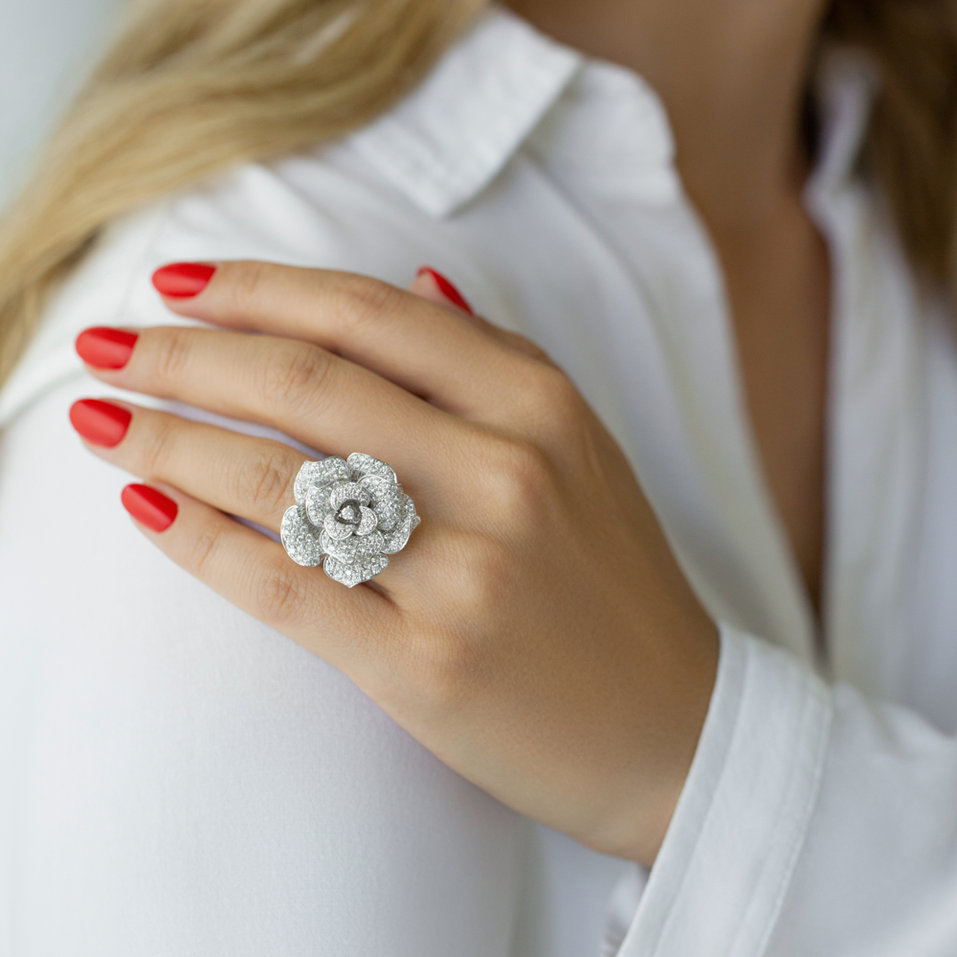 Prsteň s diamantmi Miracle Garden