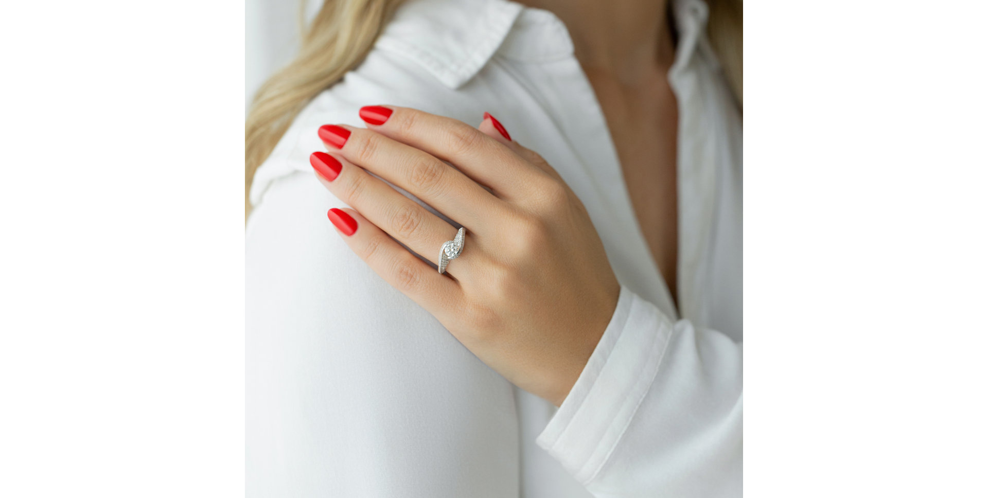 Prsteň s diamantmi Noémie