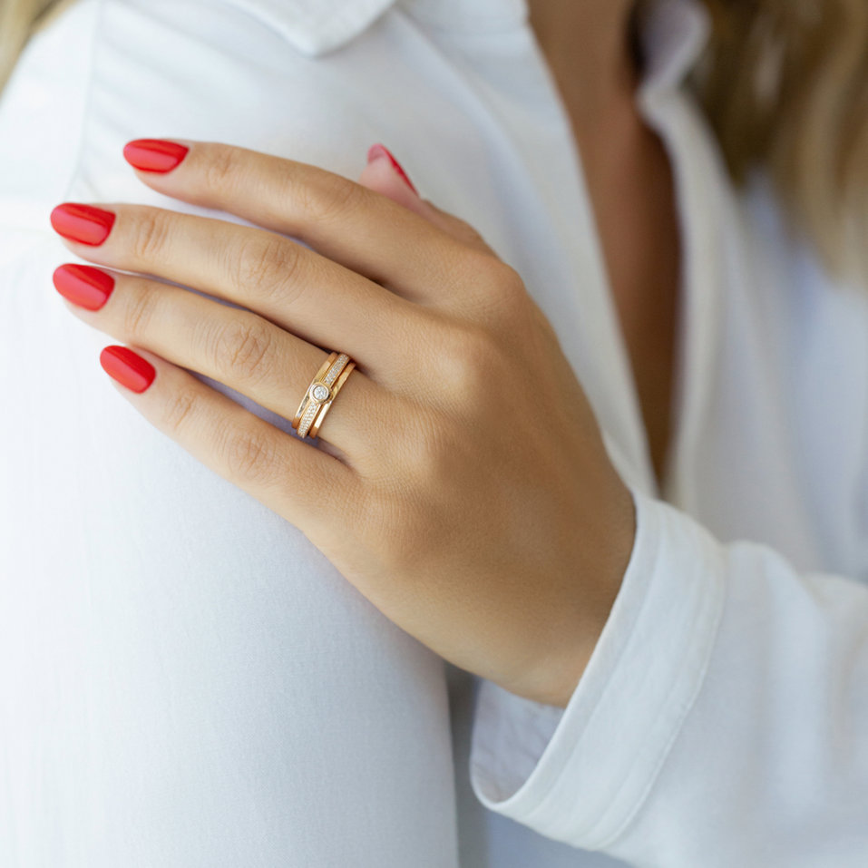 Prsteň s diamantmi Amazing Desire