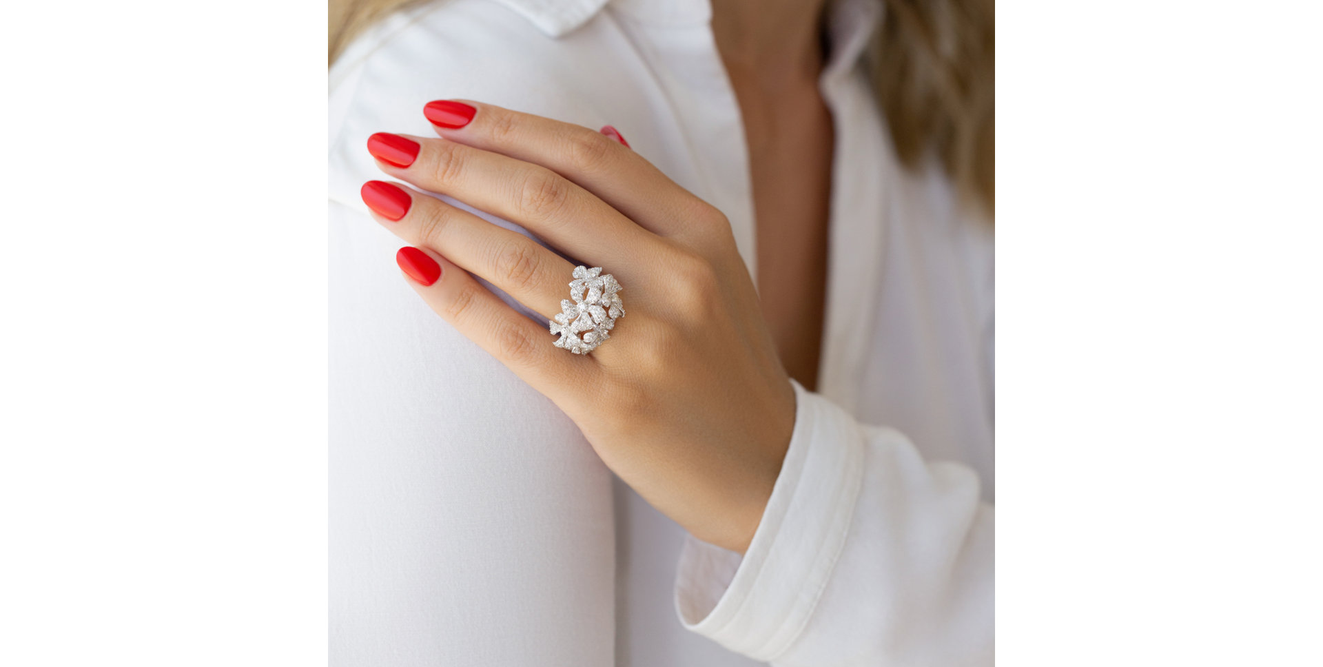 Prsteň s diamantmi Diamond Meadow