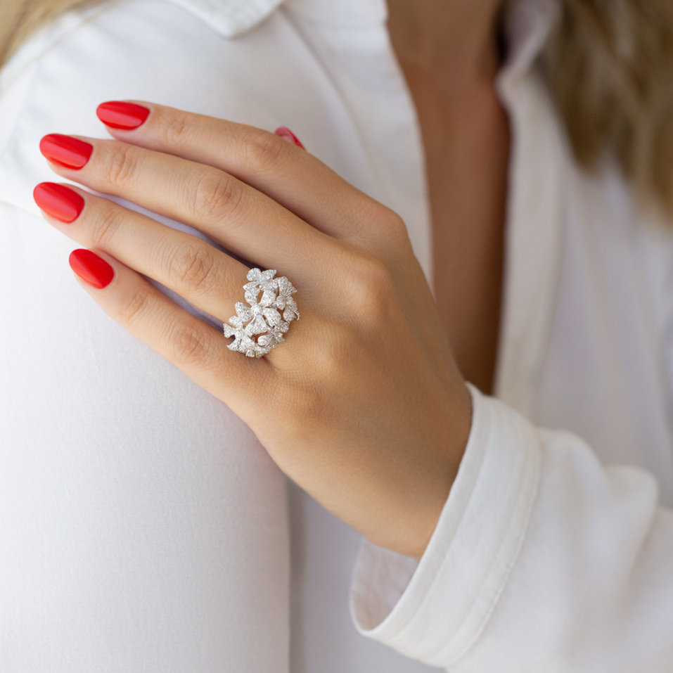 Prsteň s diamantmi Diamond Meadow