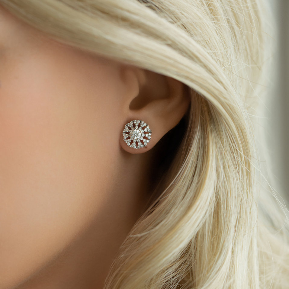 Náušnice s diamantmi Beautiful Hope