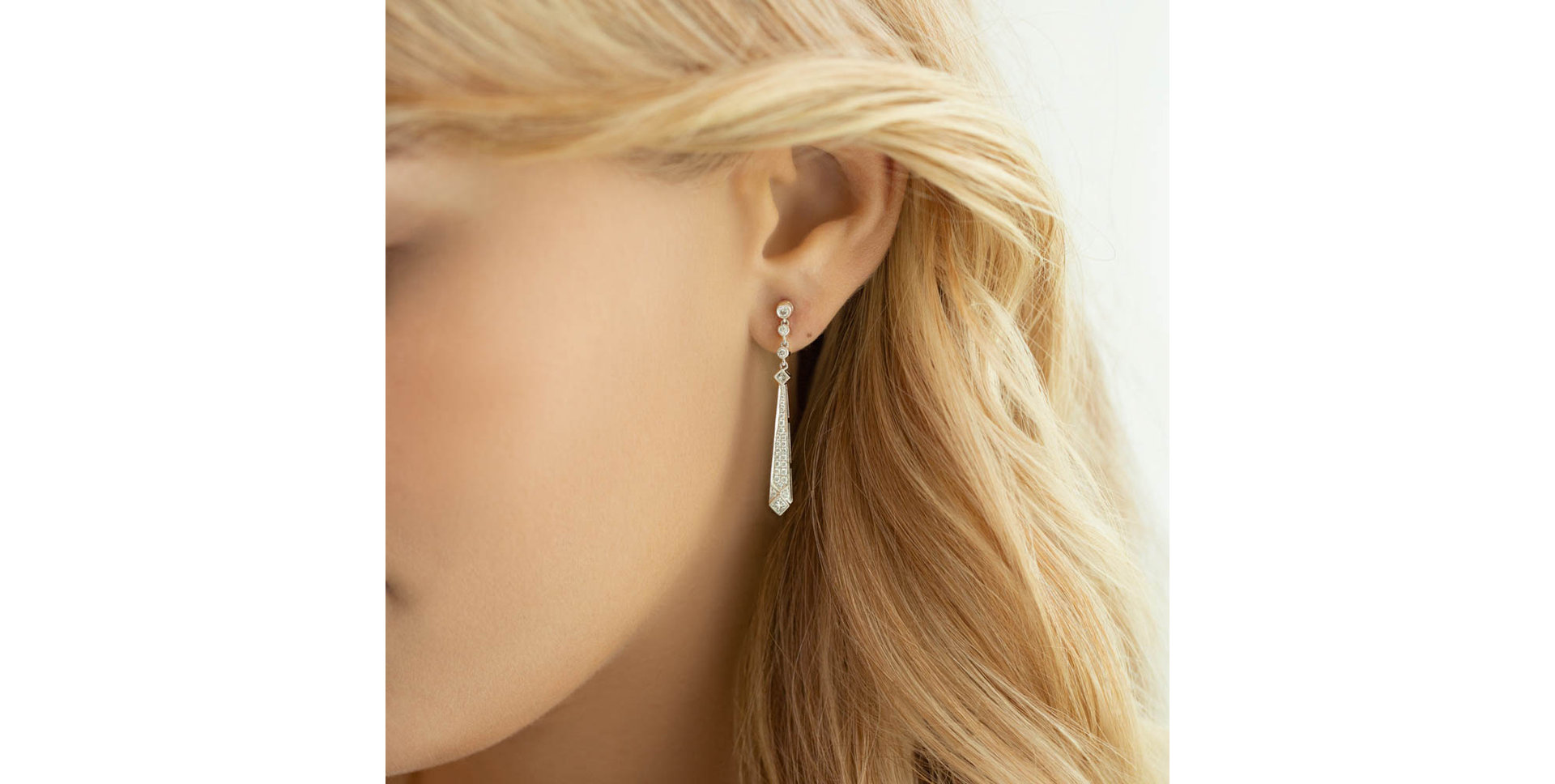 Náušnice s diamantmi Devoted Theresa