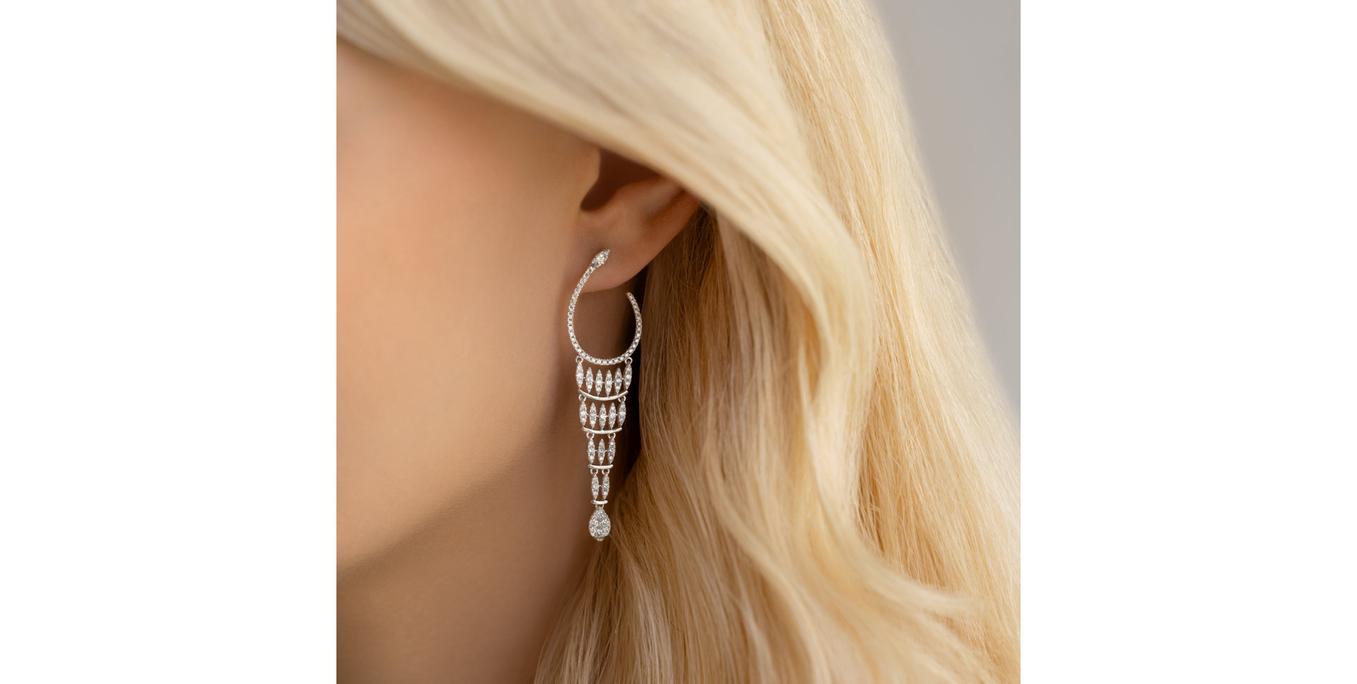 Náušnice s diamantmi Golden Celebration