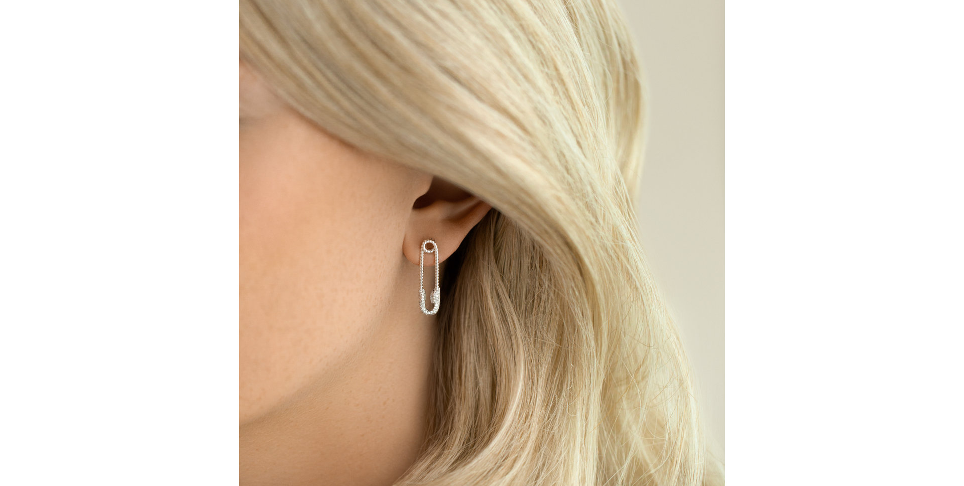 Náušnice s diamantmi Cassual Office