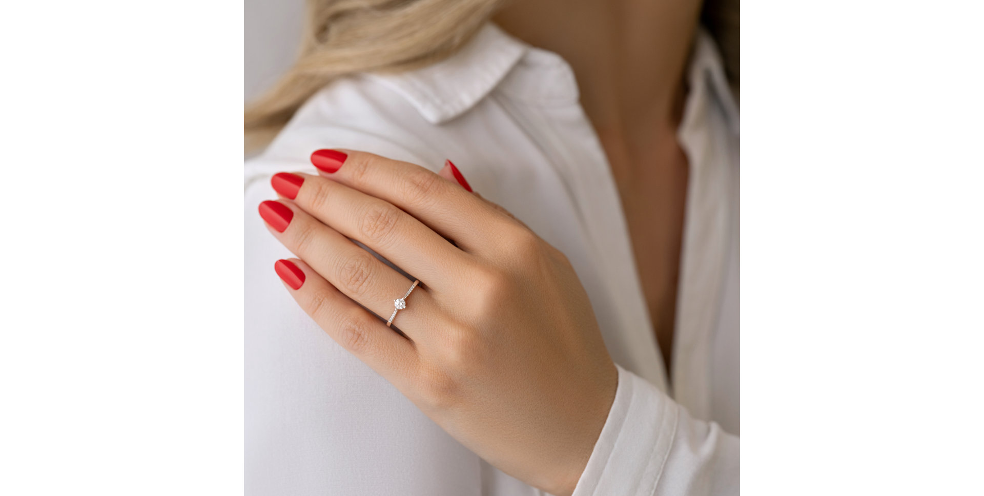 Prsteň s diamantmi Just Love