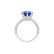 Prsteň s diamantmi a tanzanitom Adorned Soul4