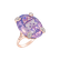 Prsteň s diamantmi a ametystom Lavender Essence5