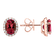 Náušnice s rubínom a diamantmi Imperial Allegory3