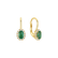 Náušnice s diamantmi a smaragdom Imperial Allegory3