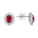 Náušnice s rubínom a diamantmi Princess Joy3
