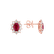 Náušnice s rubínom a diamantmi Princess Joy3