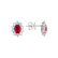 Náušnice s rubínom a diamantmi Princess Joy3