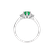 Prsteň so smaragdom a diamantmi Midnight Serenity3
