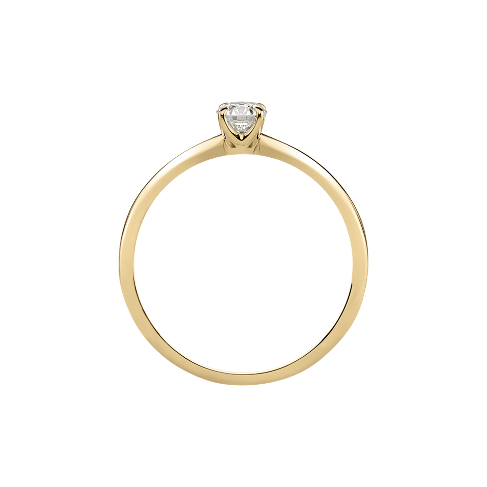 Prsteň s diamantom One Love