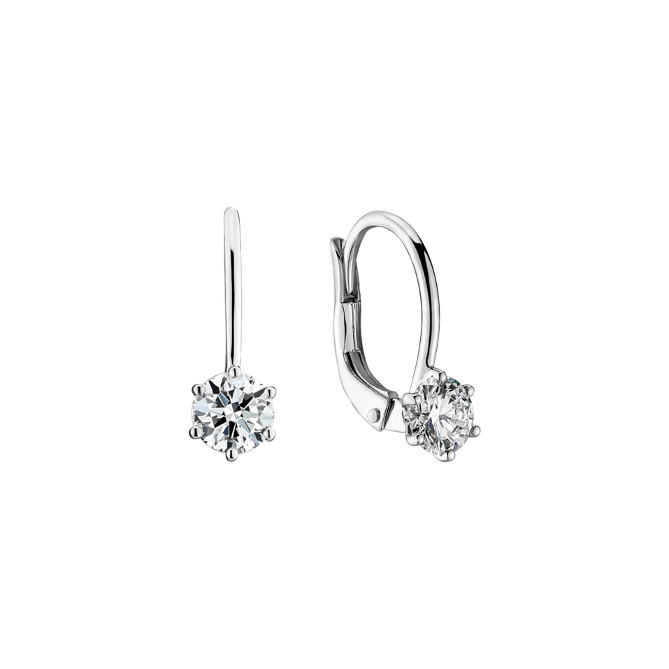 Náušnice s diamantom Everyday Glow