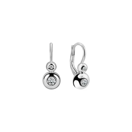 Náušnice s diamantmi Dotted Luxury