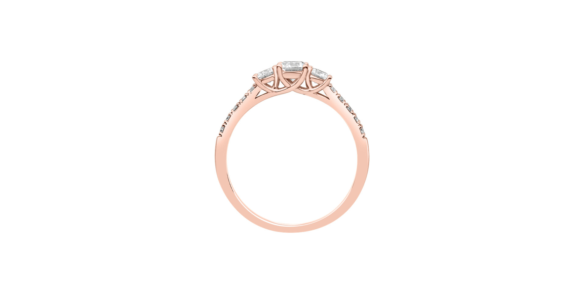 Prsteň s diamantmi Médard