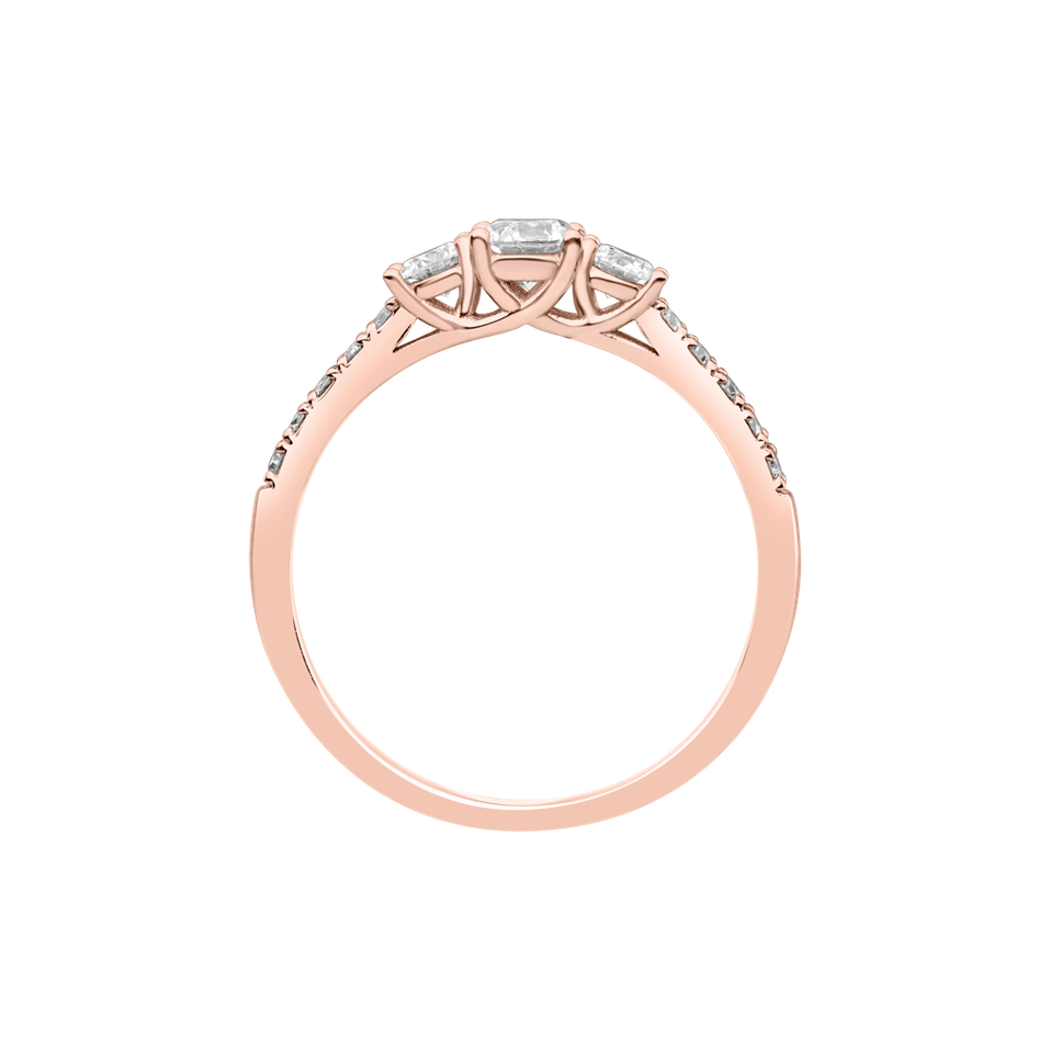 Prsteň s diamantmi Médard