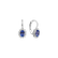 Náušnice s diamantmi a tanzanitom Princess Sparkle3