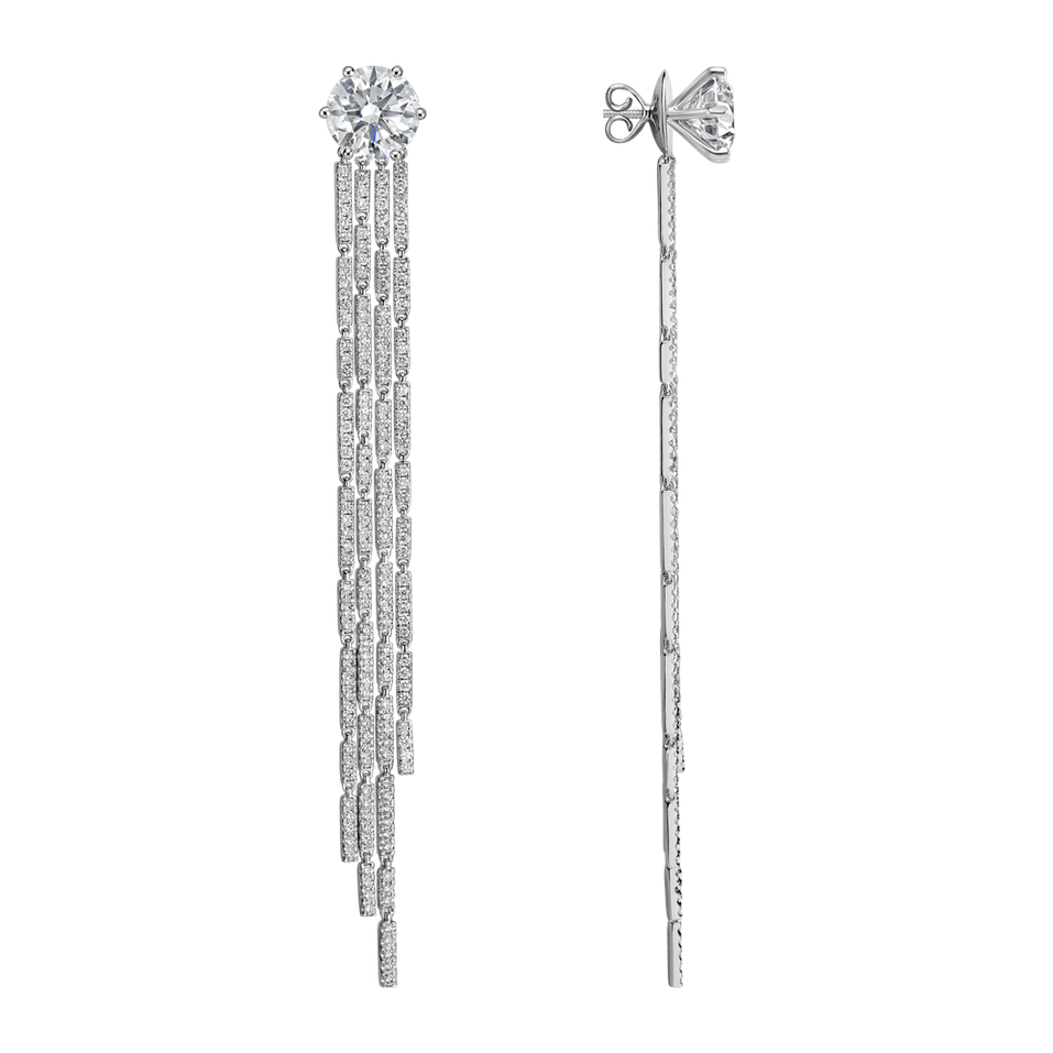 Náušnice s diamantmi Infinite Niagara