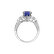 Prsteň s diamantmi a tanzanitom Selina3