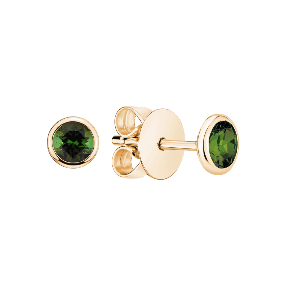 Náušnice s turmalínom Shiny Dots