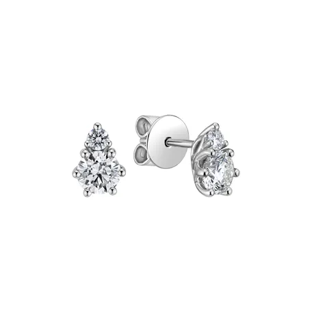 Náušnice s diamantmi Lux