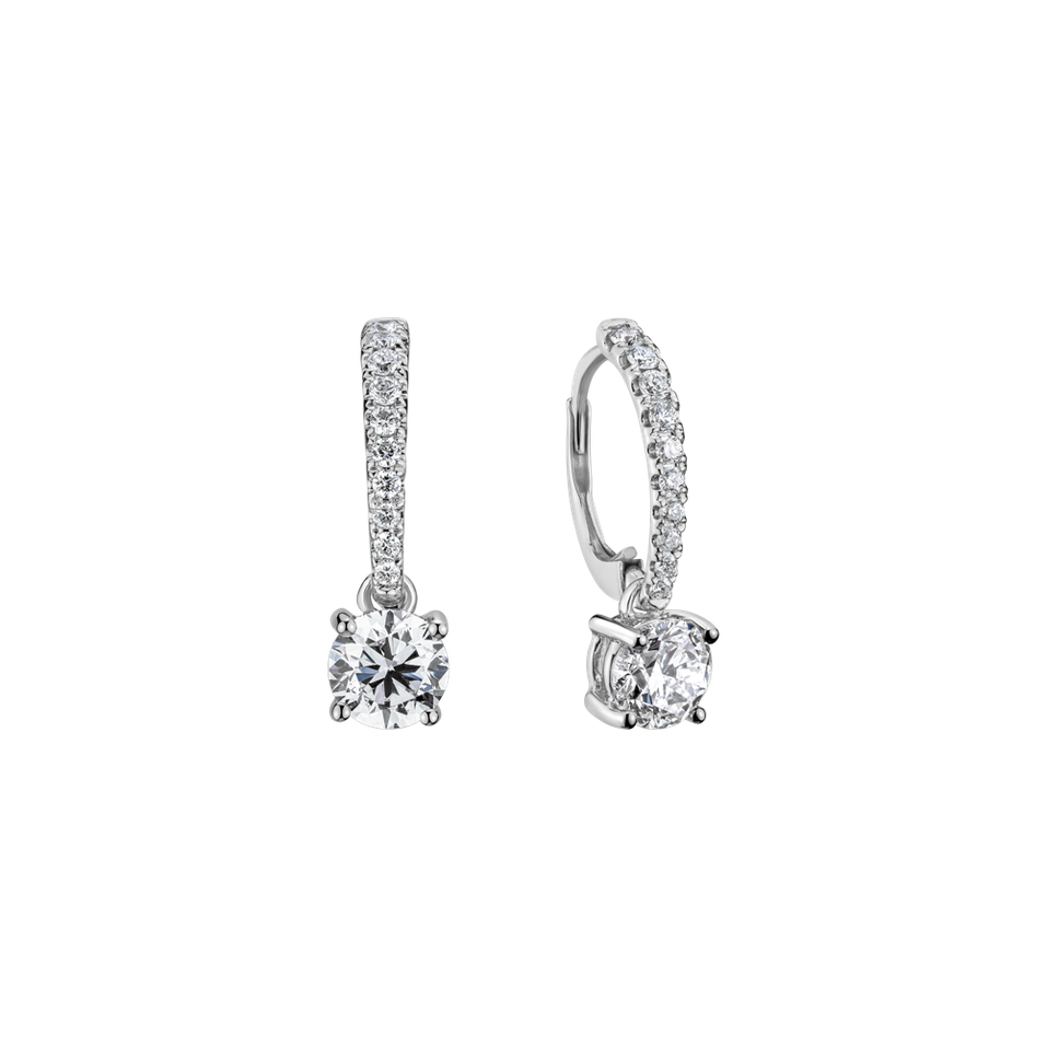 Náušnice s diamantmi Queen Ellena