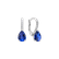 Náušnice s diamantmi a tanzanitom Tearfall3
